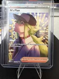 N's Plan - 170/086 - Pokemon Black Bolt Special Illustration Rare - Image 4