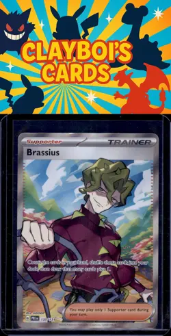 Brassius Holo Ultra Rare SV: Prismatic Evolutions Pokemon TCG 135/131 NM+ - Image 1