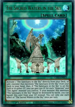 Yugioh The Sacred Waters in the Sky GFP2-EN013 1st Edition Ultra Rare NM - Image 1