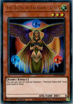 Yugioh The Agent of Creation - Venus GFP2-EN049 1st Edition Ultra Rare NM - Image 1