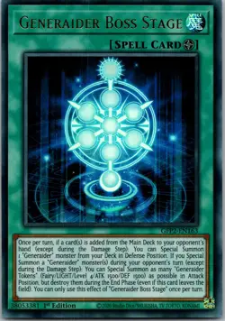 Yugioh Generaider Boss Stage GFP2-EN163 1st Edition Ultra Rare NM - Image 1