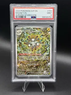 2024 Pokemon Svp En-Sv Black Star Promo #159 Magneton Surging Sparks ETB PSA 9 - Image 1