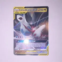 Pokemon Latias & Latios GX 113/181 SM Team Up Ultra Rare Holo Card 250 HP - Image 1