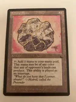 MTG NM Fellwar Stone The Dark Free Shipping In The US with Tracking - Image 1