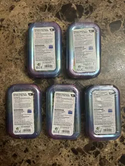 Pokemon TCG Prismatic Evolutions Mini Tins BRAND NEW SEALED-Lot Of 5 - Image 2