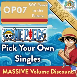 Up to 35% off!🏴‍☠💀 One Piece OP07 500 Years in the Future Foil Singles ⚓🦜 - Image 1