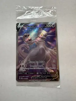 Pokemon: Mewtwo V SWSH229 Pokemon GO ETB Black Star Promo Card SEALED - Image 1