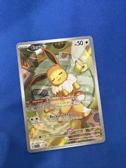 Pokemon TCG. Eevee 173 SVP Black Star Promo Prismatic Evolutions (NEAR MINT) - Image 1