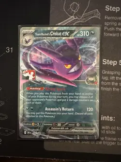 Team Rocket’s Crobat ex Pokemon Prize Pack Series 8 DRI 122/182 NM - Image 1