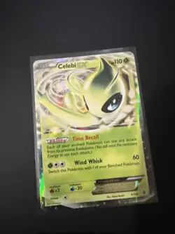 Pokemon TCG Celebi EX 9/149 Ultra Rare Boundaries Crossed Holo Card - Image 1