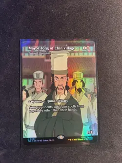 MAYOR TONG OF CHIN VILLAGE ~ NM ~ MTG - 0002 TLE Avatar BORDERLESS Foil - Image 1