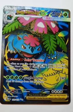 Mega Venusaur ex 155/132 Ultra Rare Pokemon TCG ME01: - Image 1