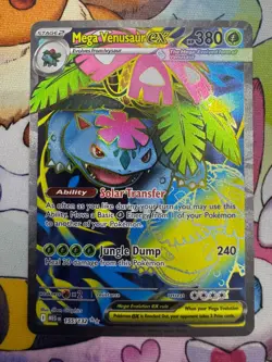 Mega Venusaur EX 155/132 Pokemon TCG Mega Evolution Ultra Rare English - Image 1