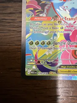 Pokemon TCG Mega Venusaur EX Sir 177/132 English MINT CONDITION - Image 2