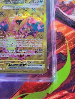 CGC 8.5 Pokemon TCG Charizard EX Obsidian Flames Holo Hyper Rare Card 228/197 - Image 3