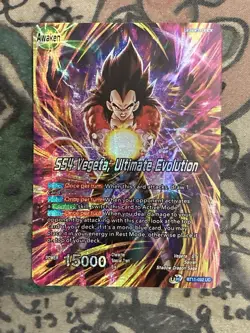 SS4 Vegeta Ultimate Evolution BT11 Leader Foil Dragon Ball Super Card Game CCG - Image 1