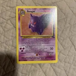 Gengar 20/62 Fossil Regular non-holo card Pokemon tcg 1999 - Image 1