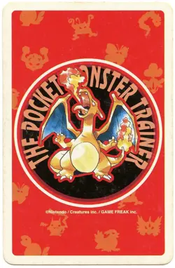 1996 Mewtwo Ace of Spades Pokemon Red Charizard Playing Card Japan Original - Image 3