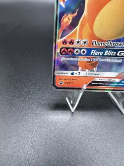 Pokemon TCG Charizard GX Full Art Holo Card SM211 Sun & Moon Black Star Promo - Image 4