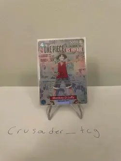 One piece trading card game: college basketball U.S. Voyage P-055 Monkey.D.Luffy - Image 1