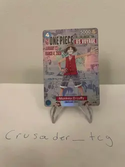 One piece trading card game: college basketball U.S. Voyage P-055 Monkey.D.Luffy - Image 3
