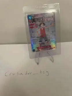 One piece trading card game: college basketball U.S. Voyage P-055 Monkey.D.Luffy - Image 5