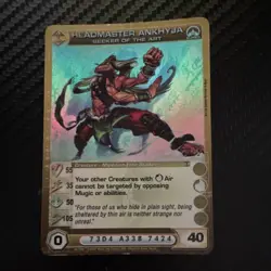 Chaotic Headmaster Ankhyja Super Rare Creature Holo Card 53/200 English 2009 - Image 2