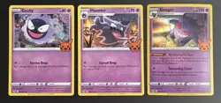 Gengar 066/196 Holo Rare Haunter Gastly Trick Or Trade Pokemon TCG Card NM - Image 1