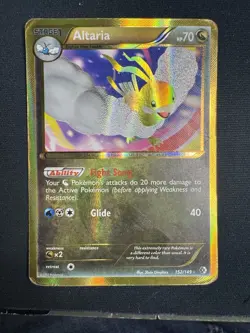 Pokemon TCG Altaria Boundaries Crossed Holo Card 152/149 Secret Rare - Image 1