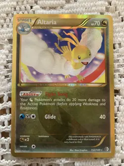 Altaria 152/149 Boundaries Crossed Holo SR Pokemon Black And White LP - Image 1