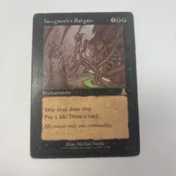 Yawgmoth's Bargain MP MTG Urza's Destiny Reserved List 75 / 143 English Regular - Image 1
