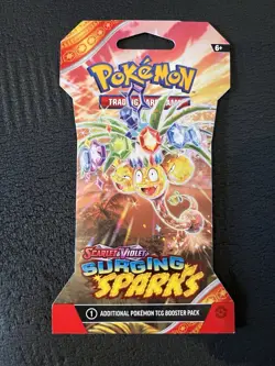 POKEMON SCARLET & VIOLET SURGING SPARKS BOOSTER PACK SEALED NEW - Image 1