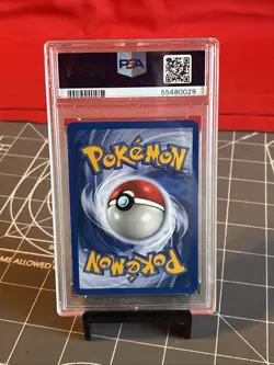 Vintage 2000 Pokemon Rocket Dark Charizard Holo PSA 7 NM - Image 4