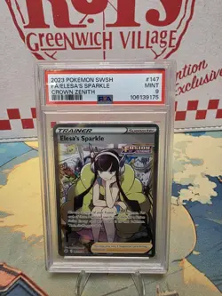 FA Elesas Sparkle Fusion Strike 2021 Pokemon English PSA 9 - Image 1