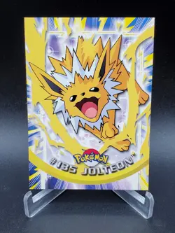 2000 Topps Pokemon Series 3 #135 Jolteon TV Animation Edition Blue NM - Image 1