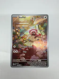 Stufful 154/132 IR Illustration Rare Holo Pokemon 2025 Mega Evolution - Image 1
