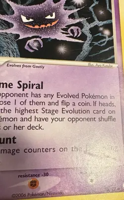 Haunter 35/92 Pokemon TCG EX Legend Maker Pokemon TCG MP - Image 2