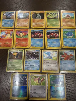 Pokemon Mixed Vintage Lot Of 17 Expedition Dragon Ruby MP-LP-NM - Image 1