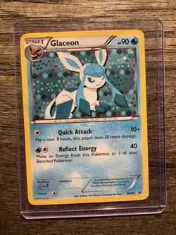 Pokemon Glaceon BW90 Black and White Holo Black Star Promo - Image 1