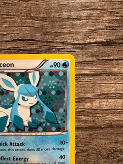 Pokemon Glaceon BW90 Black and White Holo Black Star Promo - Image 4