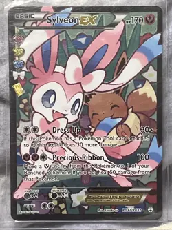 Pokemon TCG Sylveon EX RC32/RC32 Full Art Holo Generations Radiant Collection - Image 1