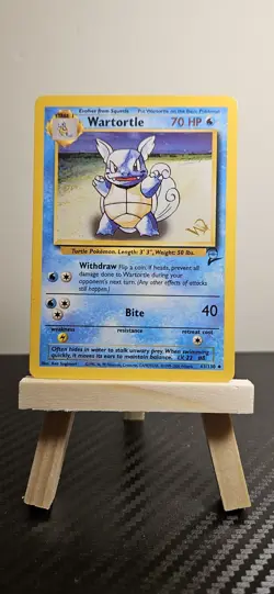 Pokemon TCG Wartortle #63/130 BASE SET 2 | WOTC Stamp - Image 1