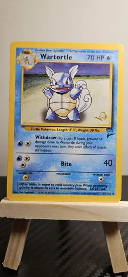 Pokemon TCG Wartortle #63/130 BASE SET 2 | WOTC Stamp - Image 3