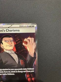 Pokemon TCG Giovanni’s Charisma 197/165 SV: Scarlet & Violet 151 Ultra Rare NM - Image 3