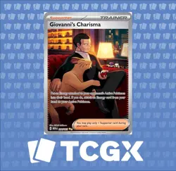 Pokemon - Giovanni's Charisma - 204/165 - SV: Scarlet & Violet 151 - Holo NM - Image 1