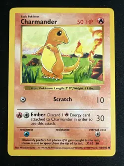 Base Set Vintage Shadowless Pokemon 9 Card Lot - Seel, Abra & Charmander - Image 4