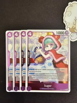 4x OP14-063 Sugar R Playset -One Piece TCG- The Azure Sea's Seven English - Image 1
