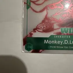 Monkey D. Luffy RARE WINNER PROMO ALT ART P-061 ONE PIECE TCG NEAR MINT NM - Image 2