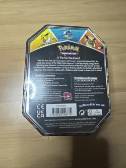 Pokemon TCG Vaporeon V Tin Eevee Evolutions Factory Sealed 2021 - Image 2
