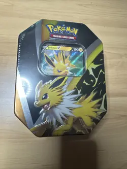 Pokemon TCG: Eevee Evolutions Tin - Jolteon V New Factory Sealed - Image 1